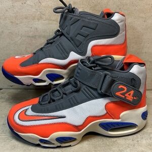 Youth Nike Griffey Max 1s Crimson Hyper Blue Size 4.5